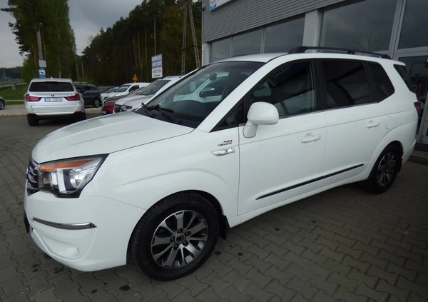 SsangYong Rodius cena 68900 przebieg: 59538, rok produkcji 2016 z Zdzieszowice małe 436